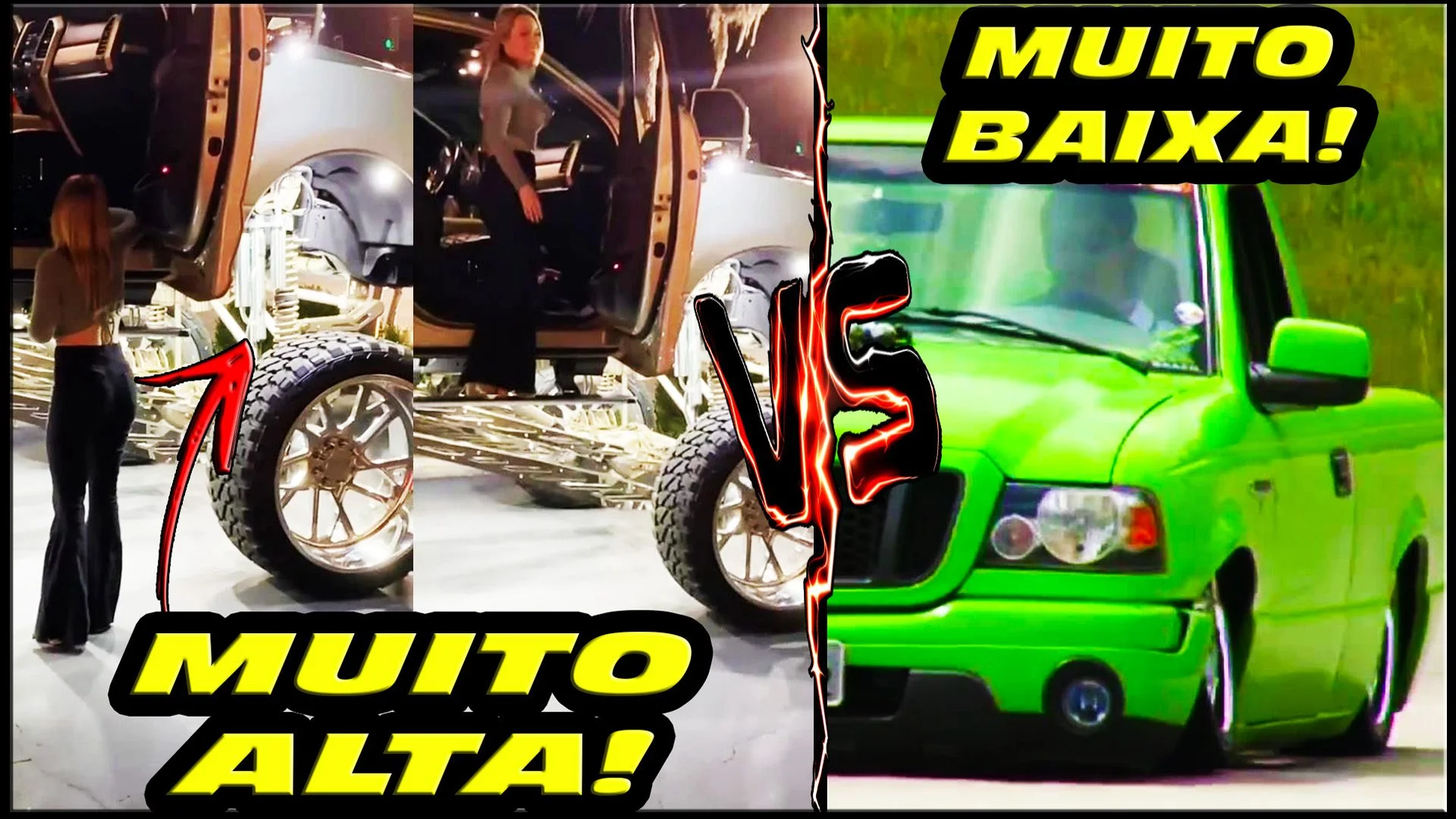 Carro BAIXO vs Carro ALTO