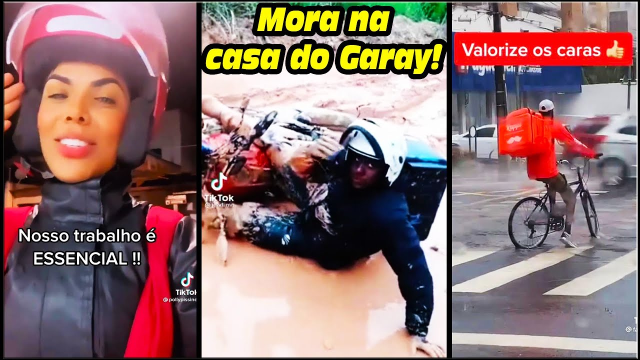 A vida de entregador