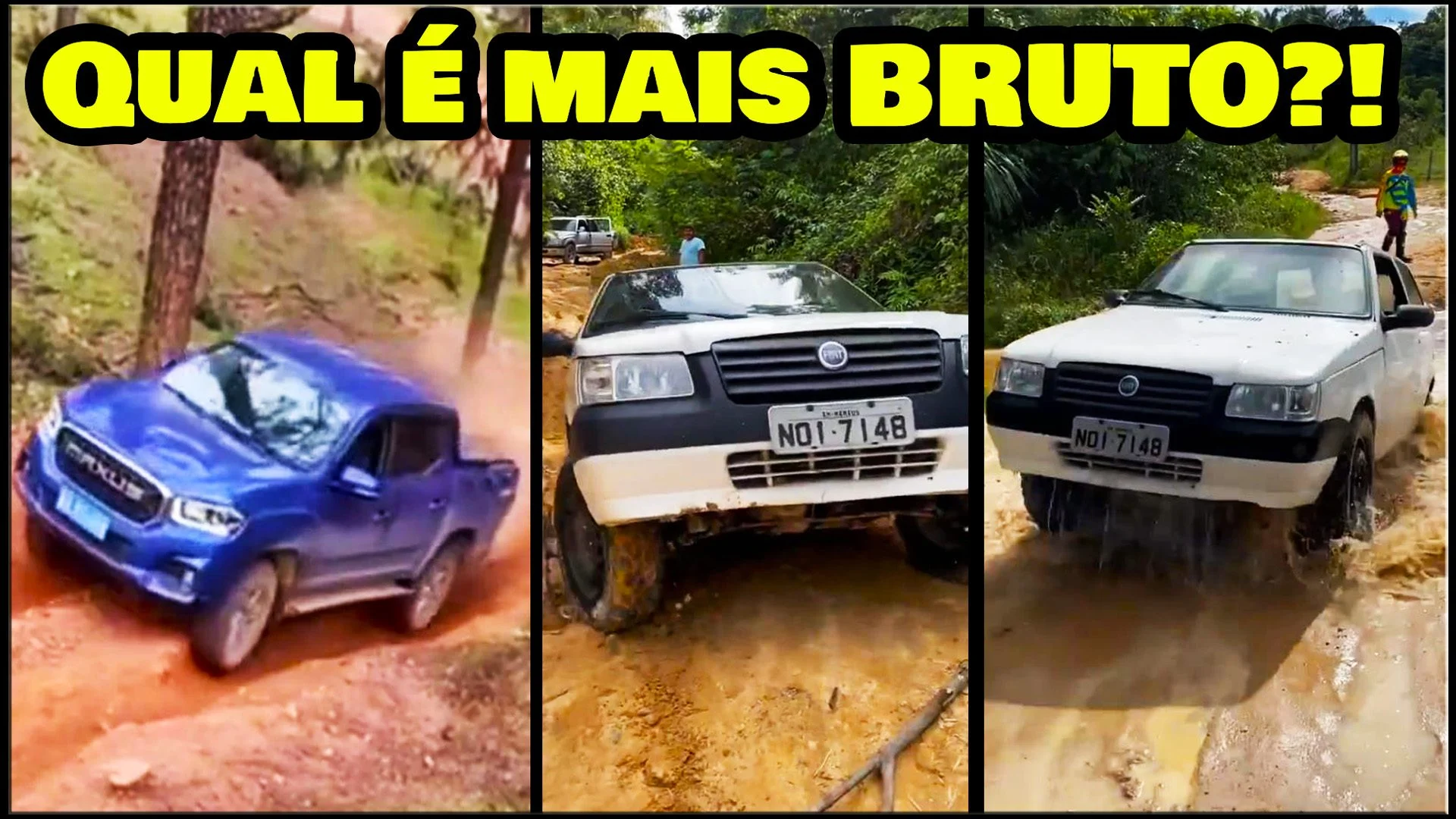 Camionete de 200K VS Fiat UNO de 8K