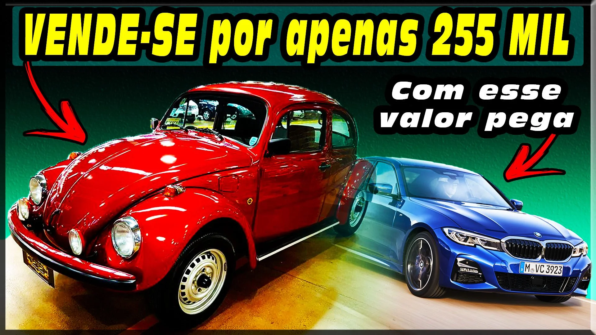 FUSCA por apenas 255 MIL