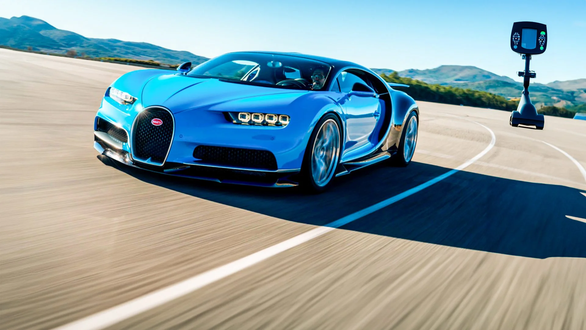 Bugatti Chiron a 388 km/h