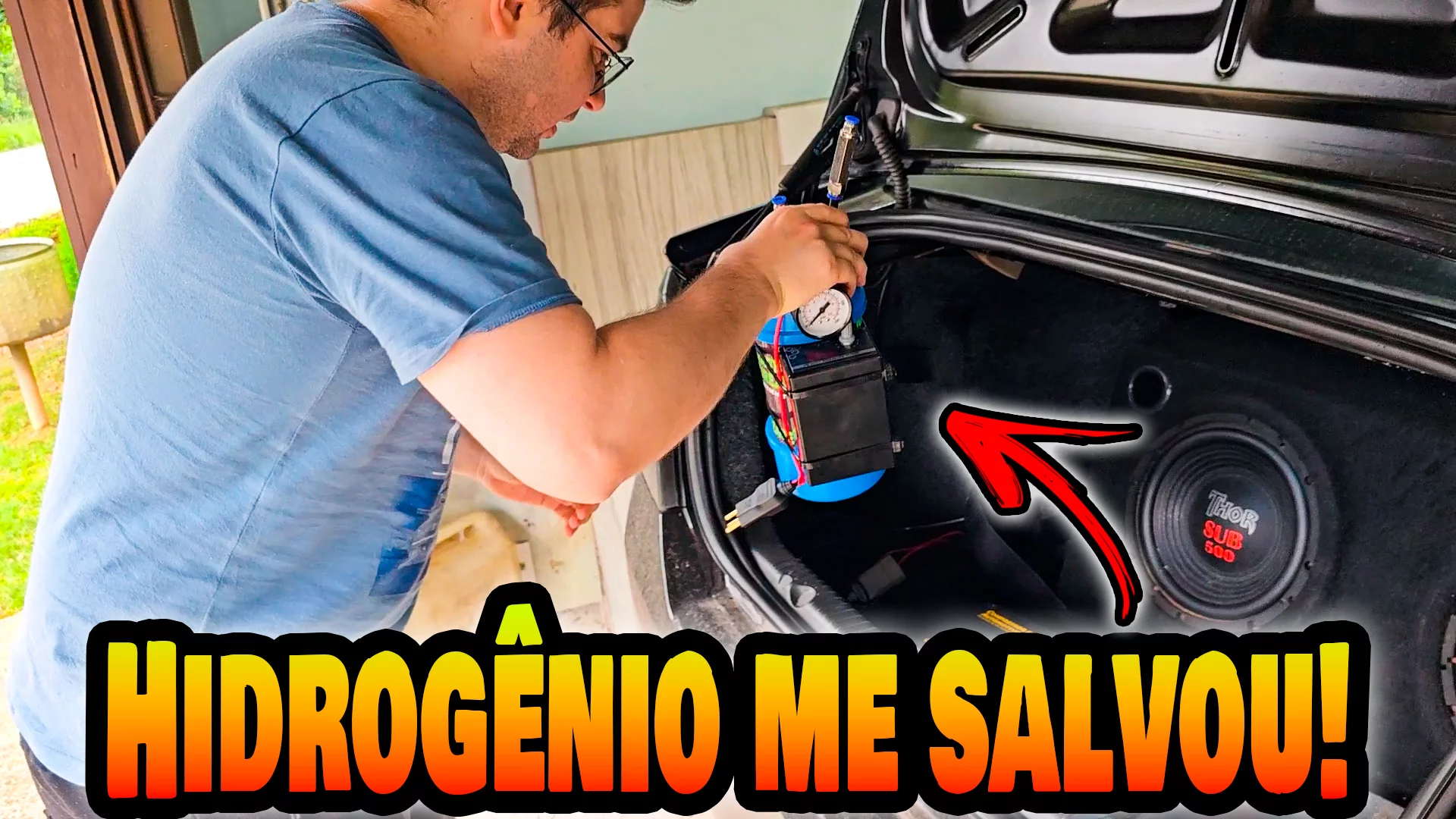 Gasolina adulterada coloquei Reator de Hidrogênio funcionou!