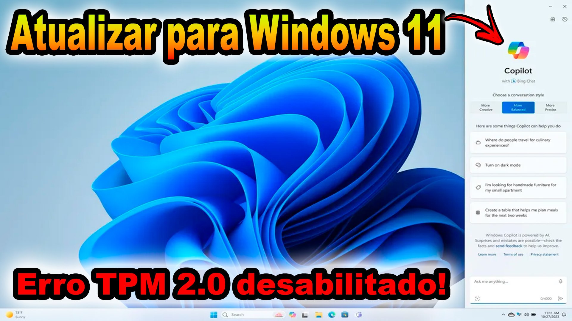 Como atualizar do Windows 10 para 11