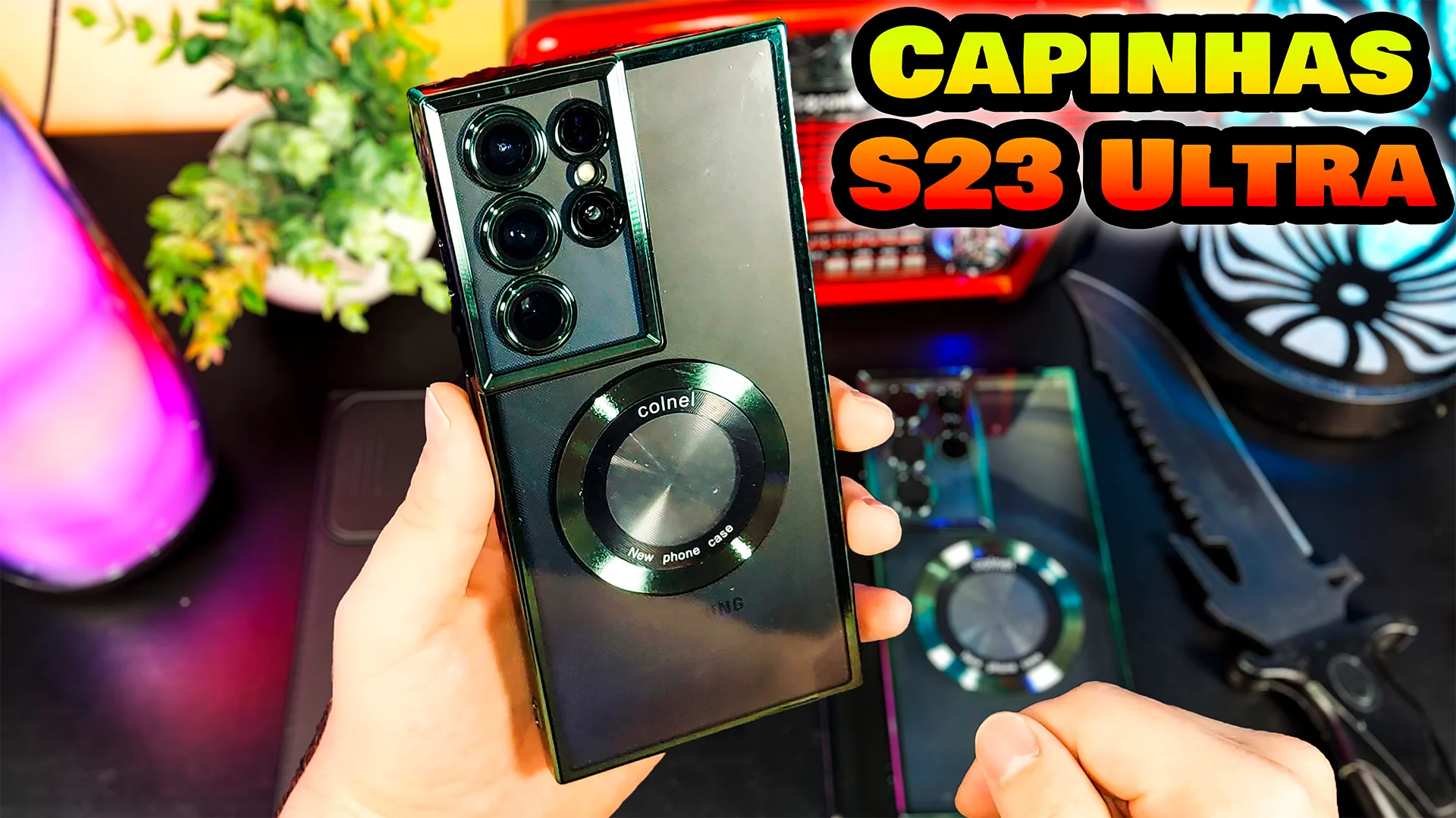 CAPINHA VERDE do ALIEXPRESS para Samsung S23 Ultra