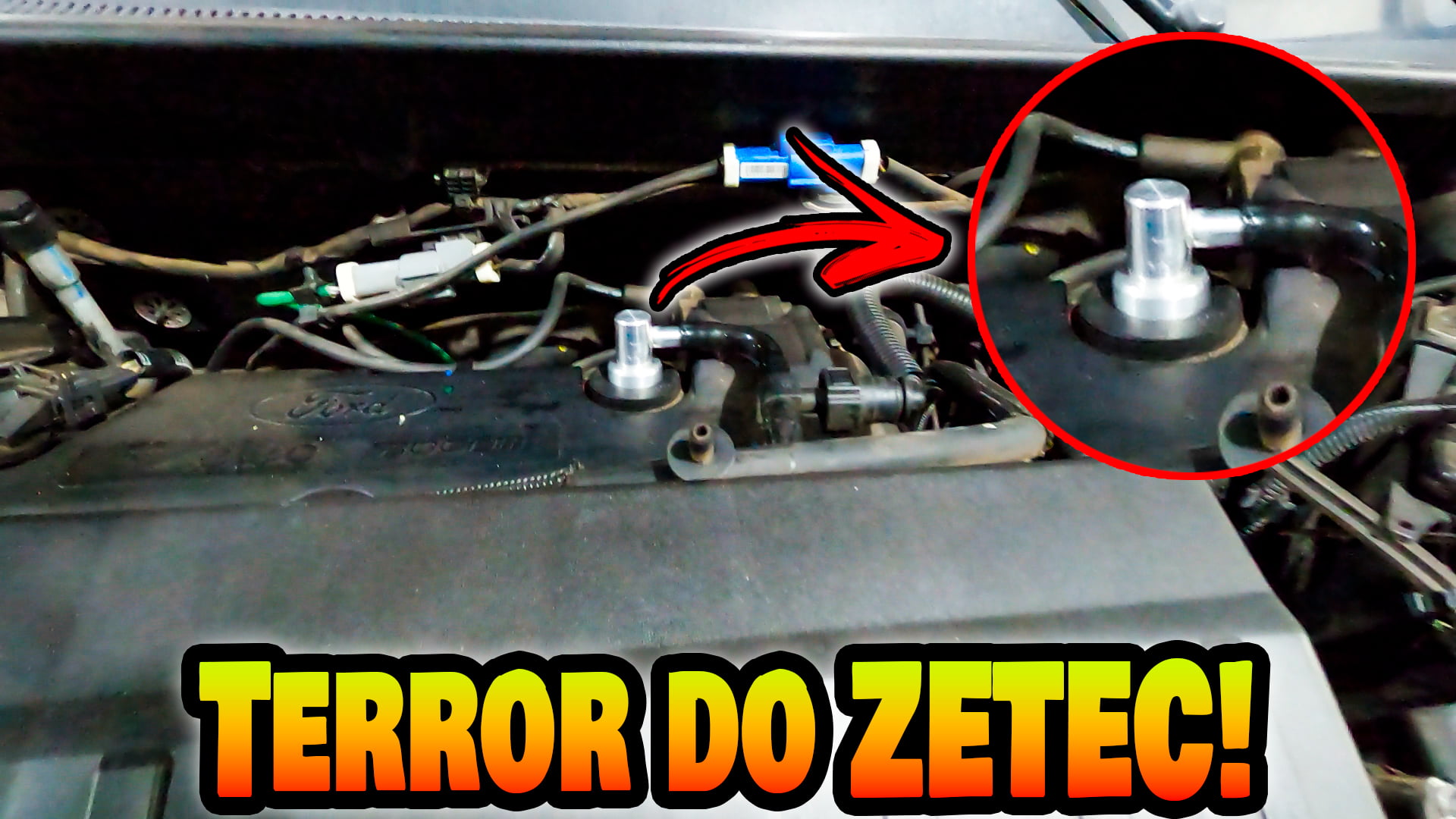 VÁLVULA PCV do Ford Fiesta 1.6 - Como trocar e teste de rodagem