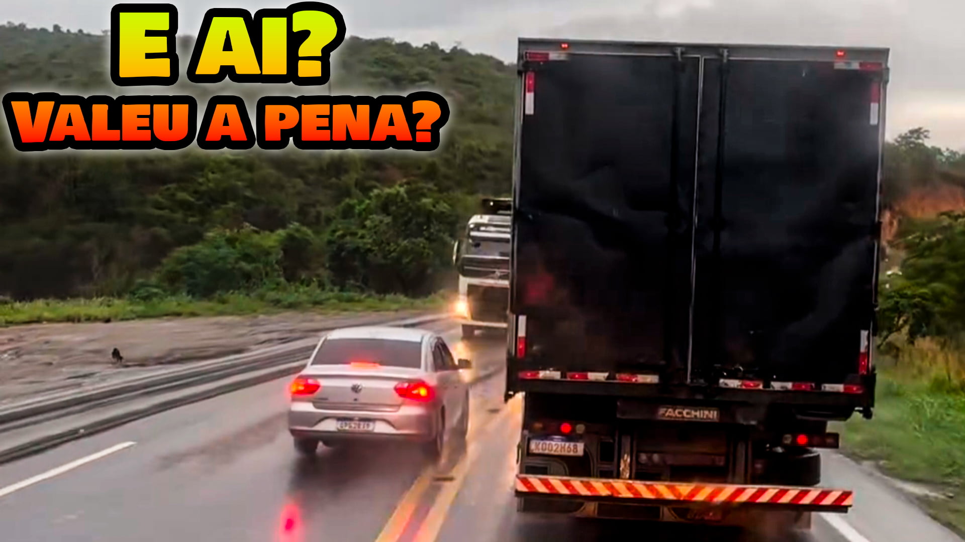 Está com pressa de chegar no céu? O caminhoneiro tem história!