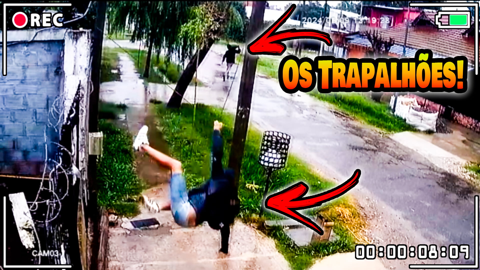 O dono ficou sem o botijão mas deu muita risada dos meliantes!