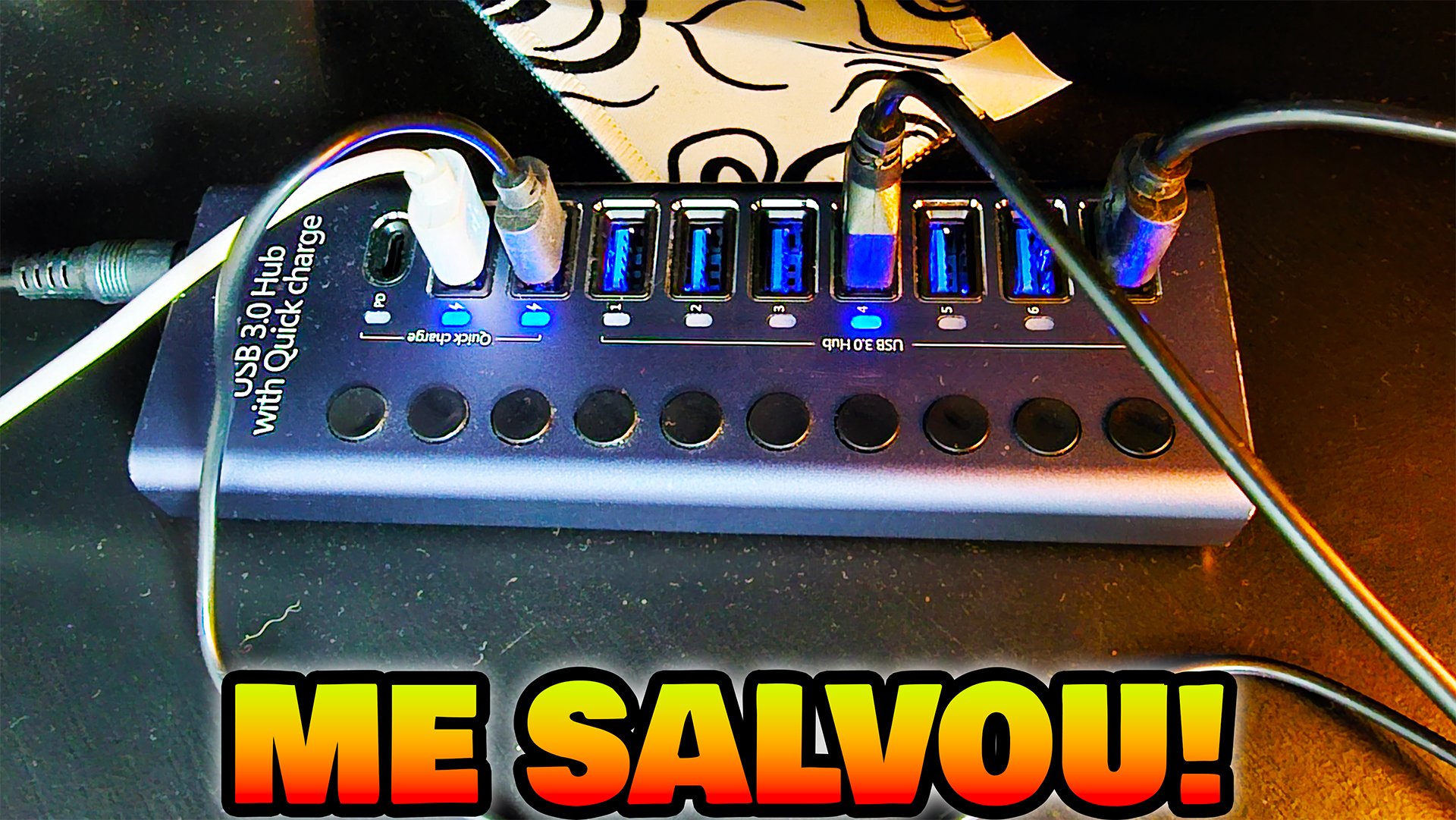 Como esse HUB USB com FONTE está agilizando meu TRABALHO!