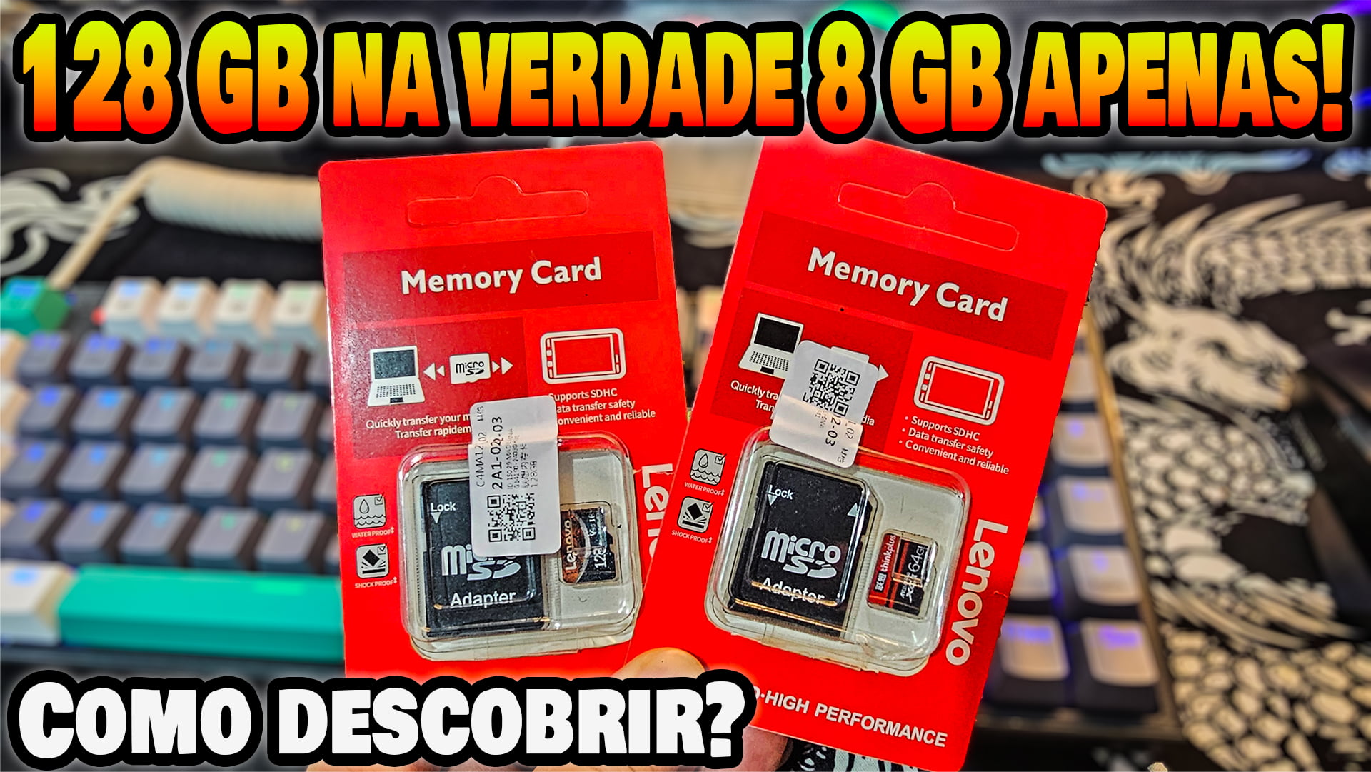 Câmera de segurança não reconhece ou não grava no cartão de memória!