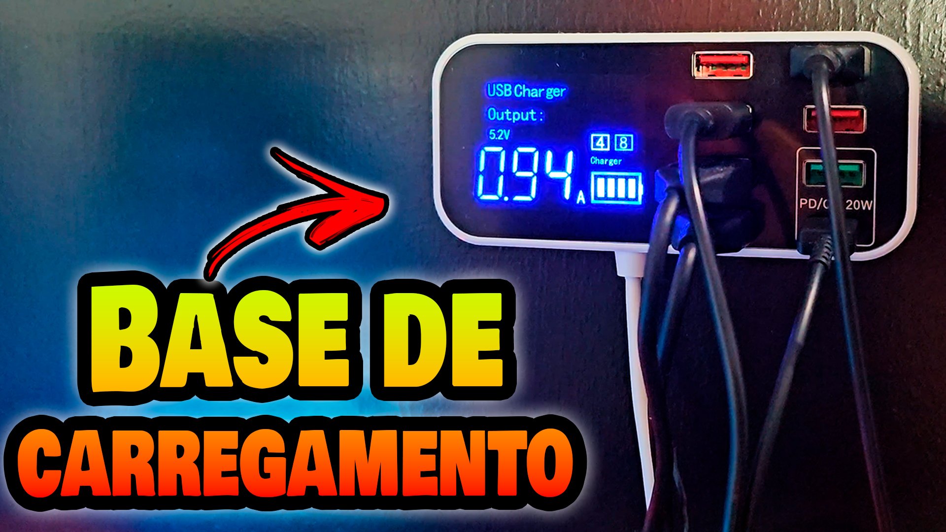 Estação de carregamento USB inteligente do Aliexpress