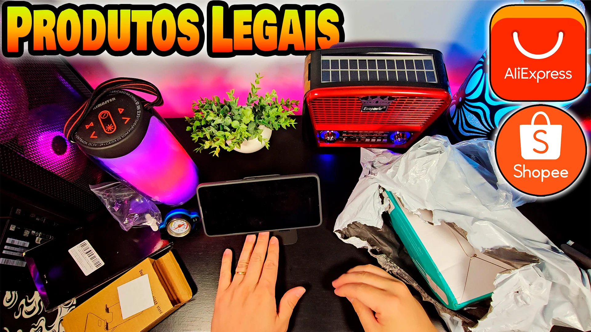 Produtos legais que comprei no Aliexpress e Shopee