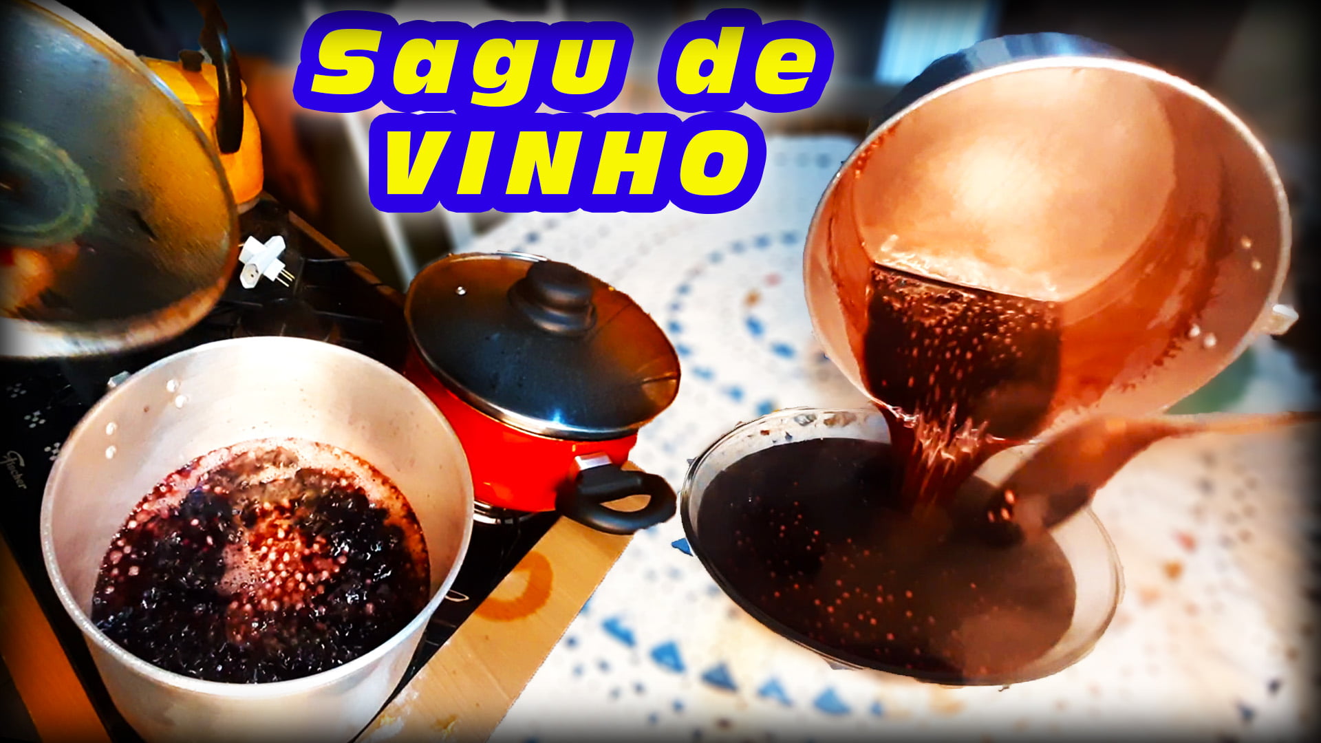 Como fazer sagu de vinho cremoso e muito delicioso