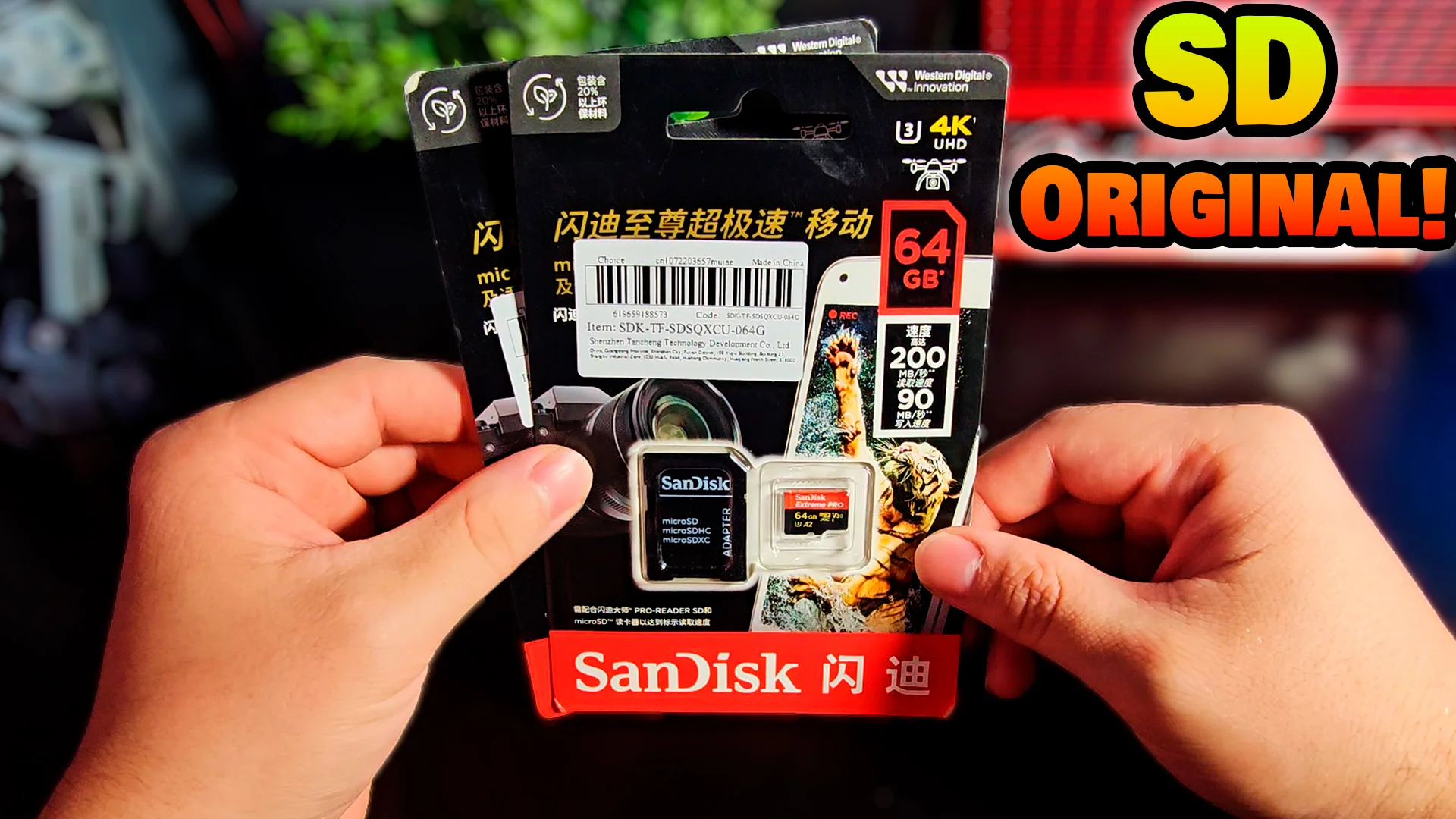 Cartão de memória que recomendo para câmera de segurança!