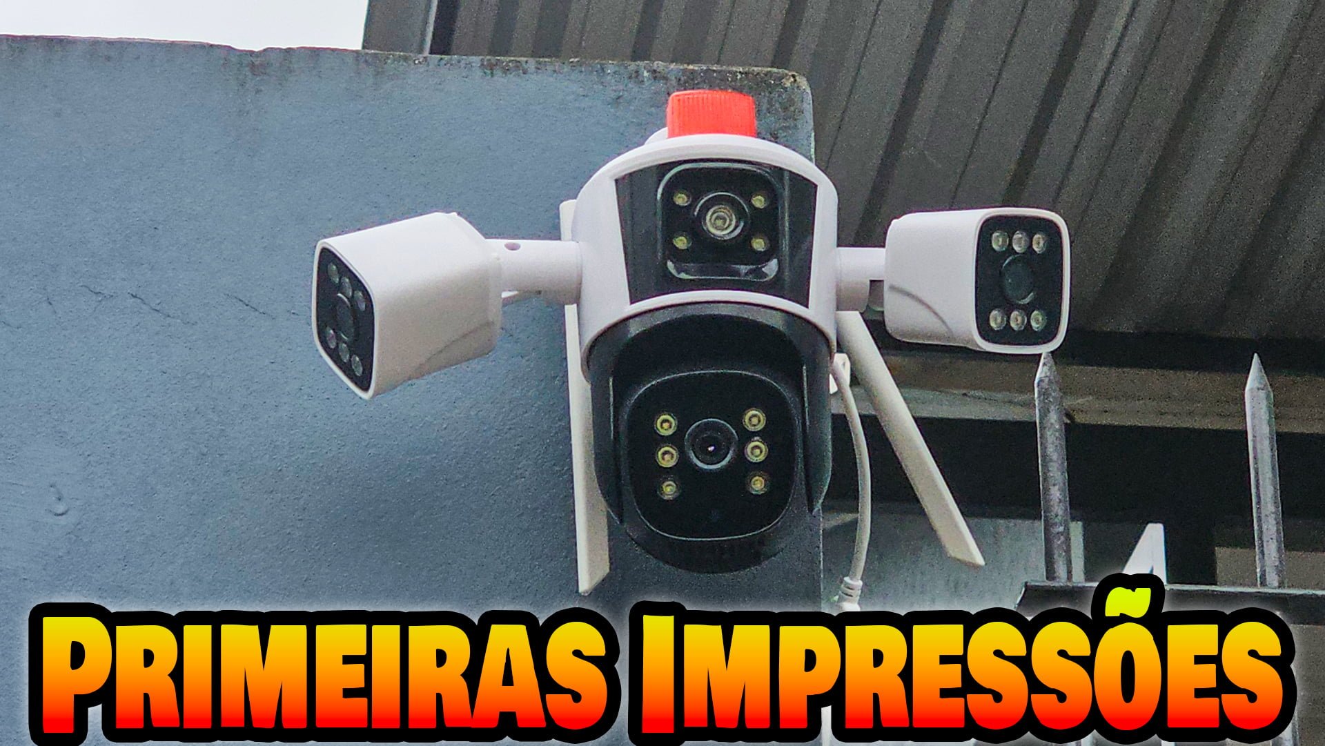 Câmera de segurança IPC24 WiFi que intimida qualquer um!