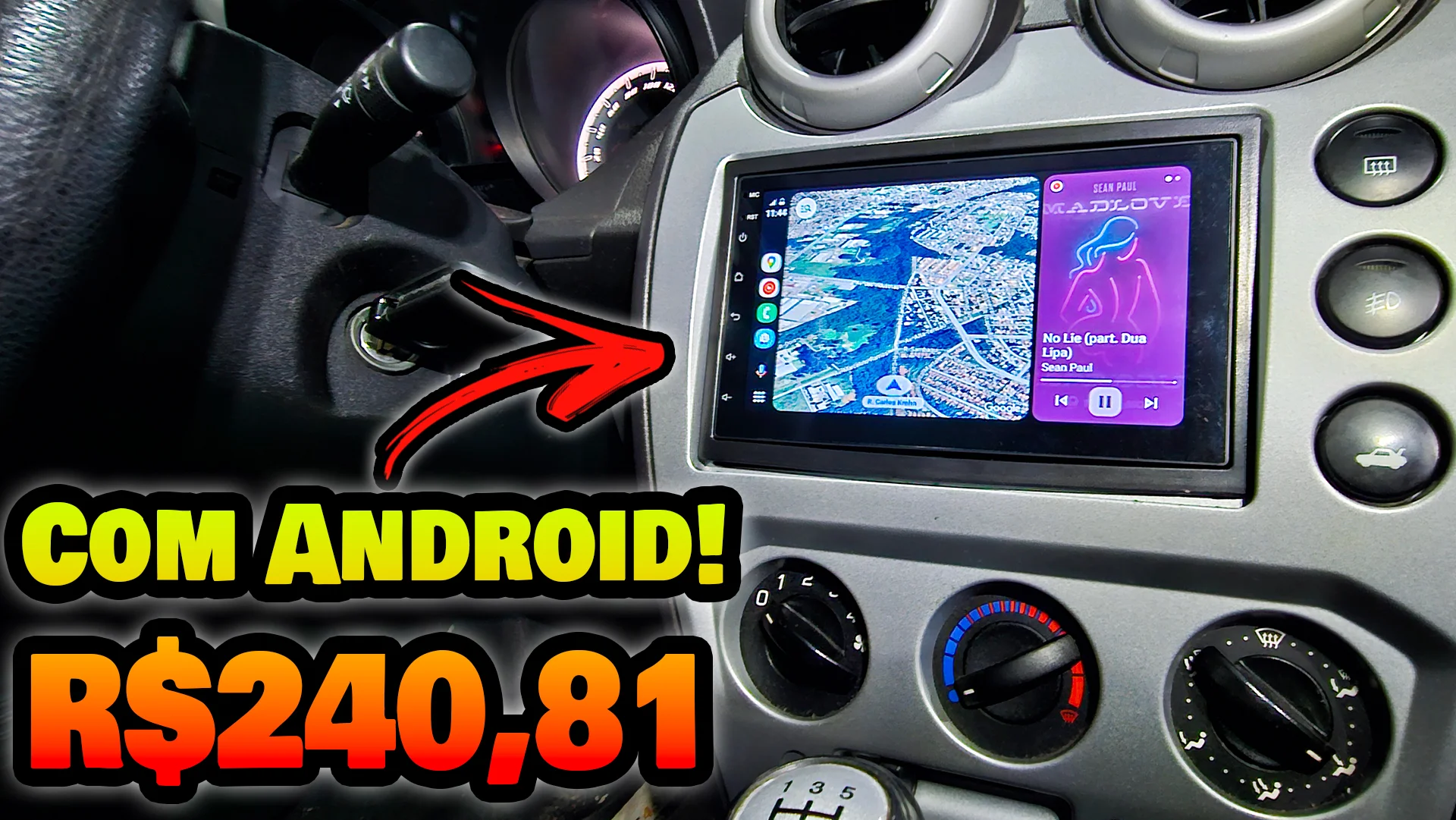 Instalando Central Multimídia 2 DIN com Android 11 no Ford Fiesta