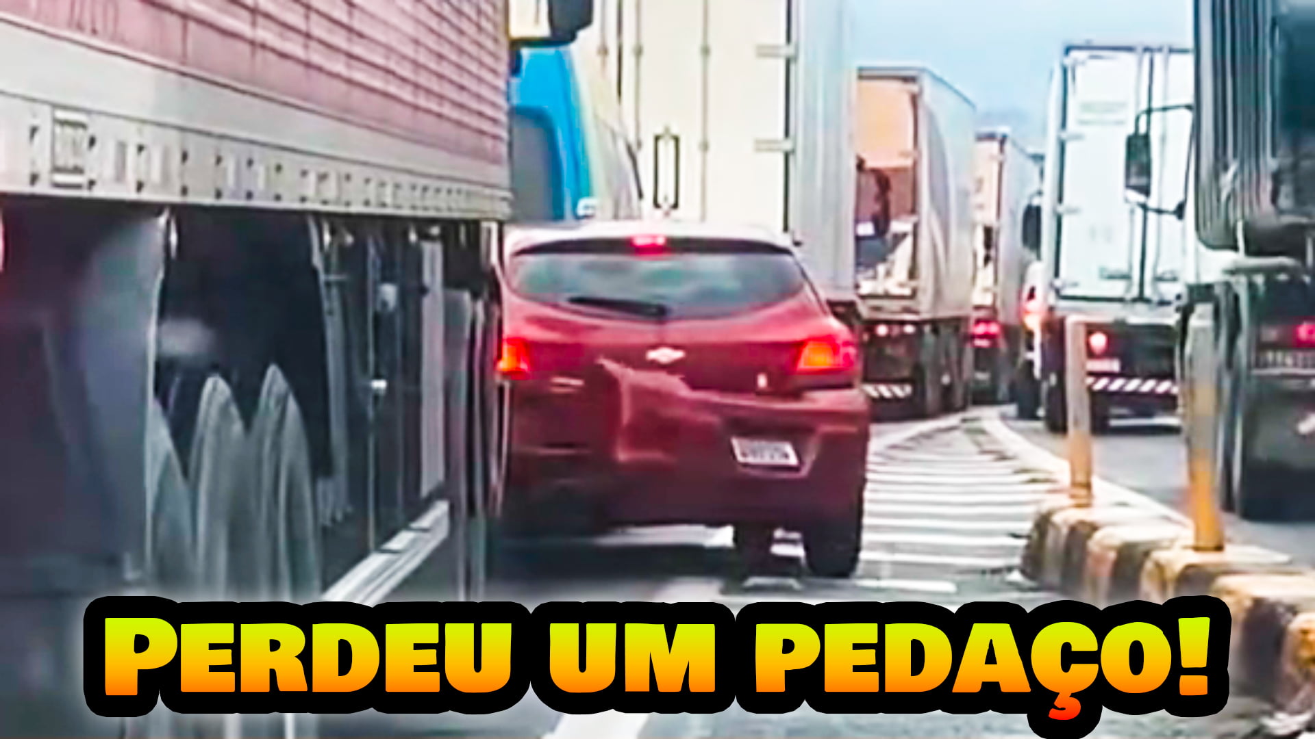 O caminhoneiro tem a obrigação de ver esse carro?