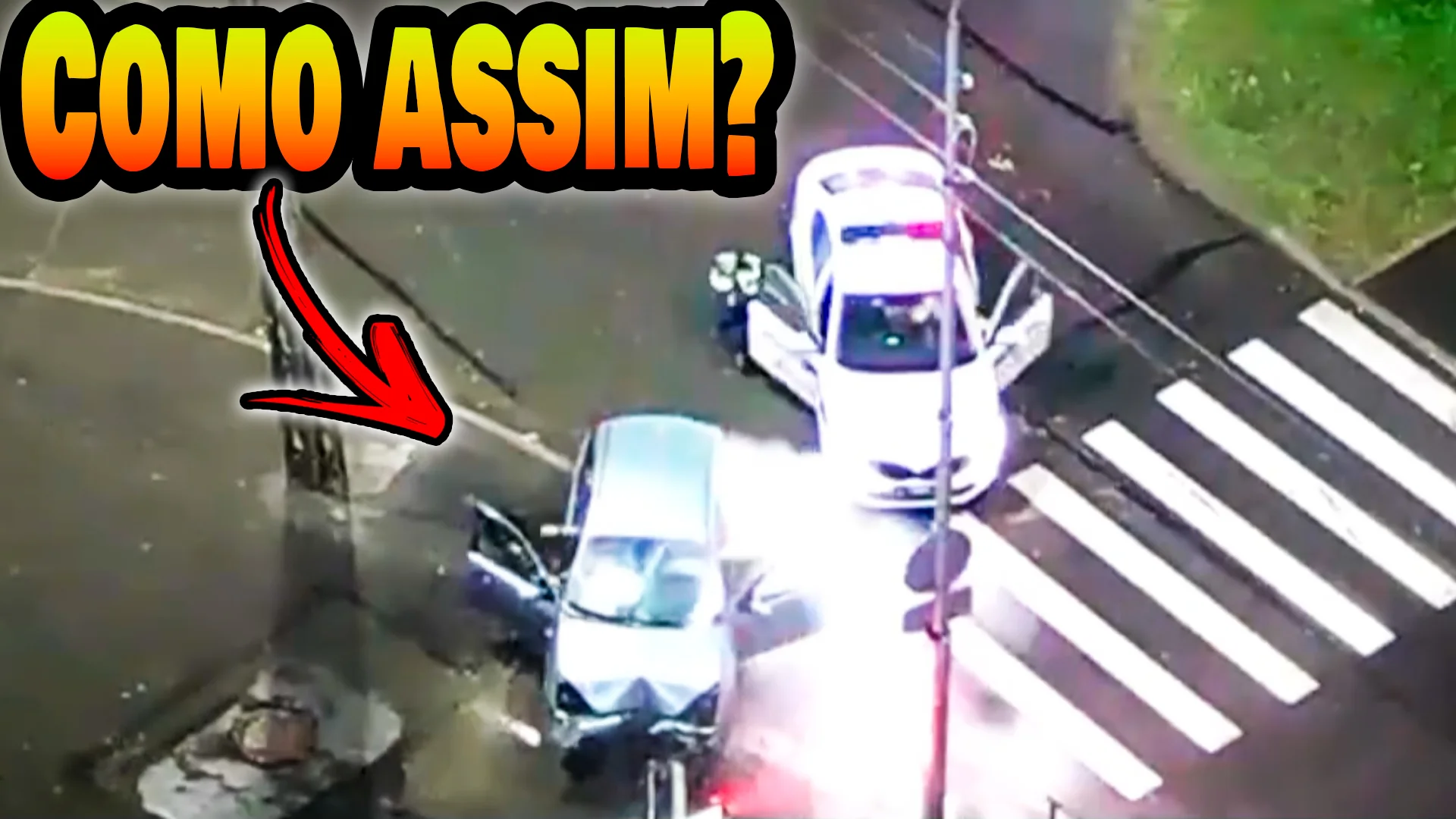 De onde saiu tanta gente de dentro desse carro?! Bugou os Puliça!