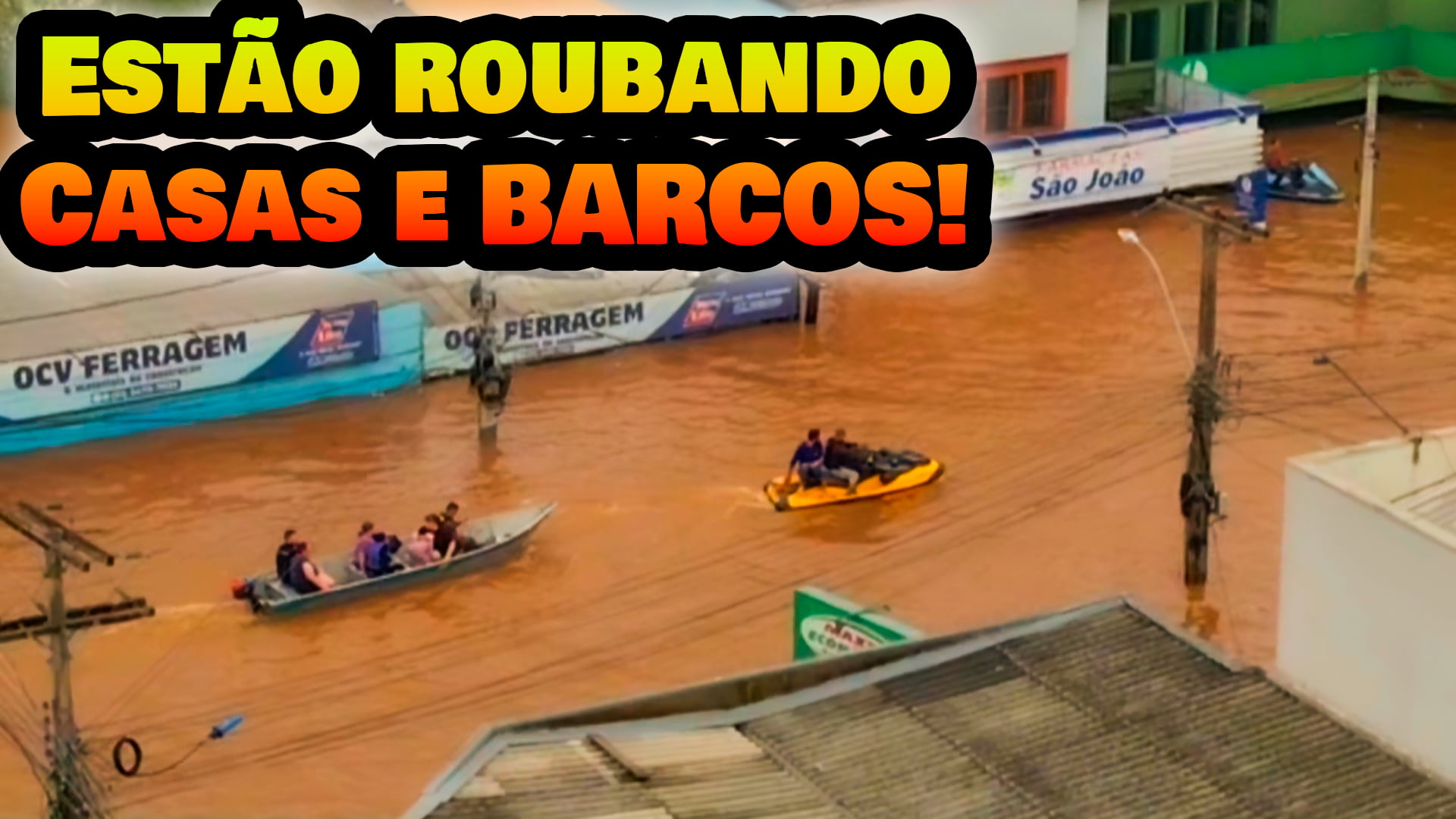 Tem gente se aproveitando da situação no Rio Grande do Sul!