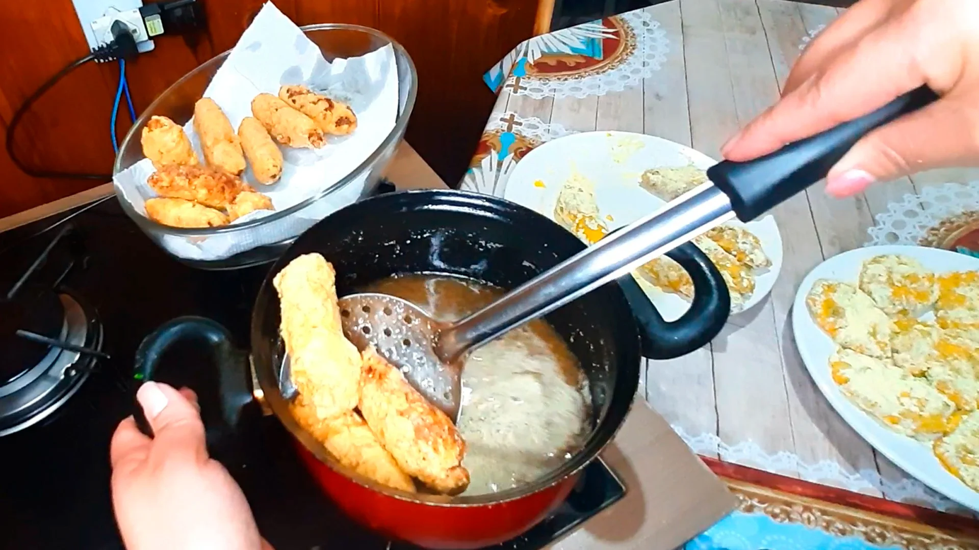 Como fazer bolinho de aipim recheado com carne moída