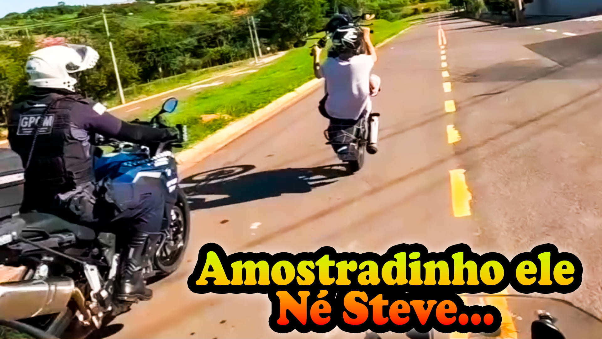 Puxou o Grau mas não percebeu o que vinha por trás!