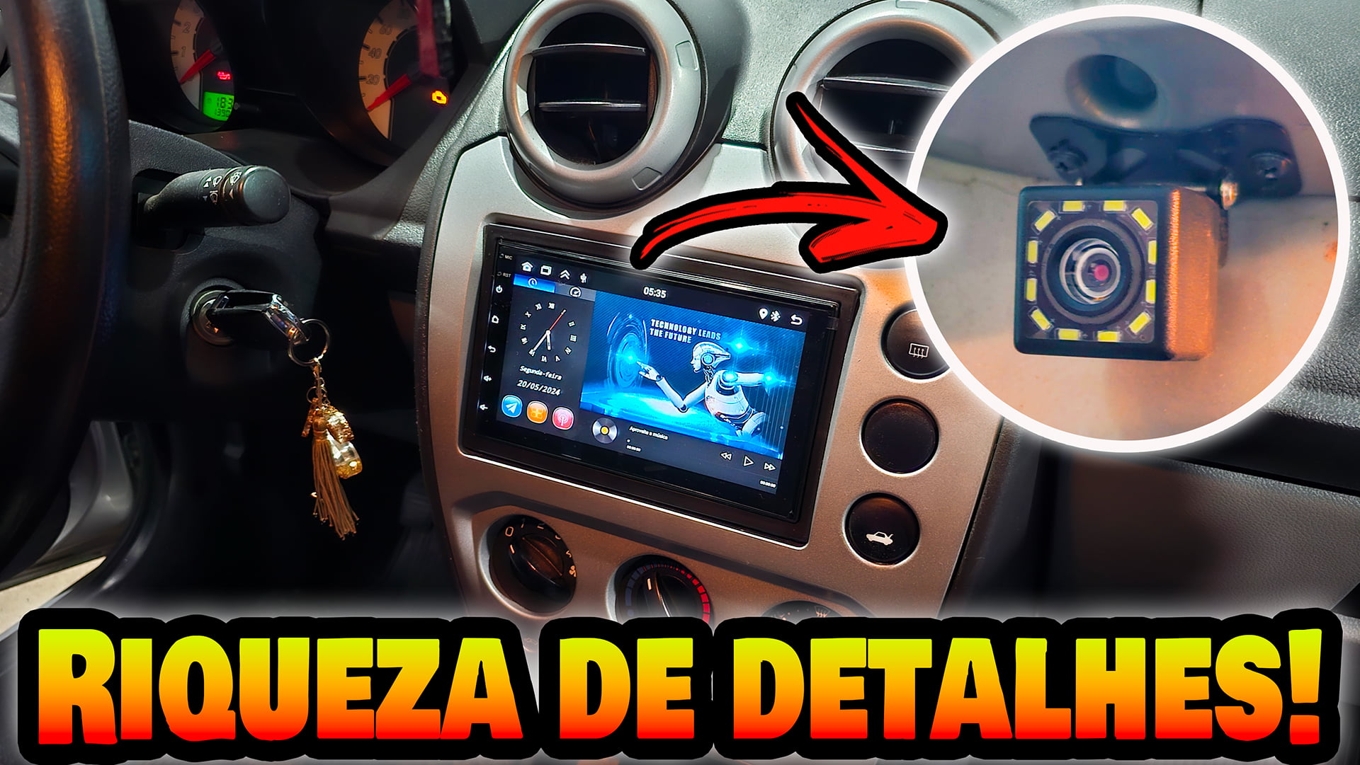 Como instalar do zero uma multimidia no Ford Fiesta! As dificuldades!