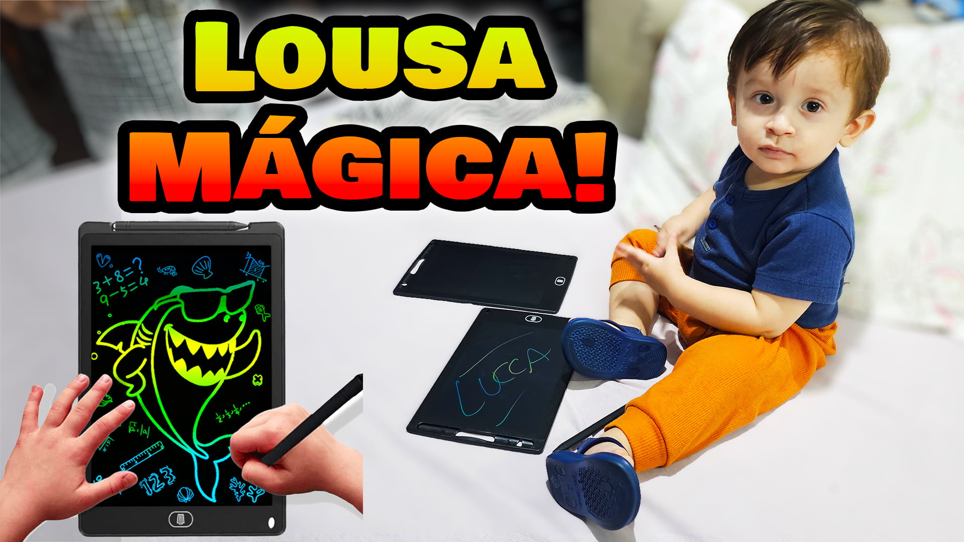 Lousa Mágica da Shopee para as crianças se divertirem