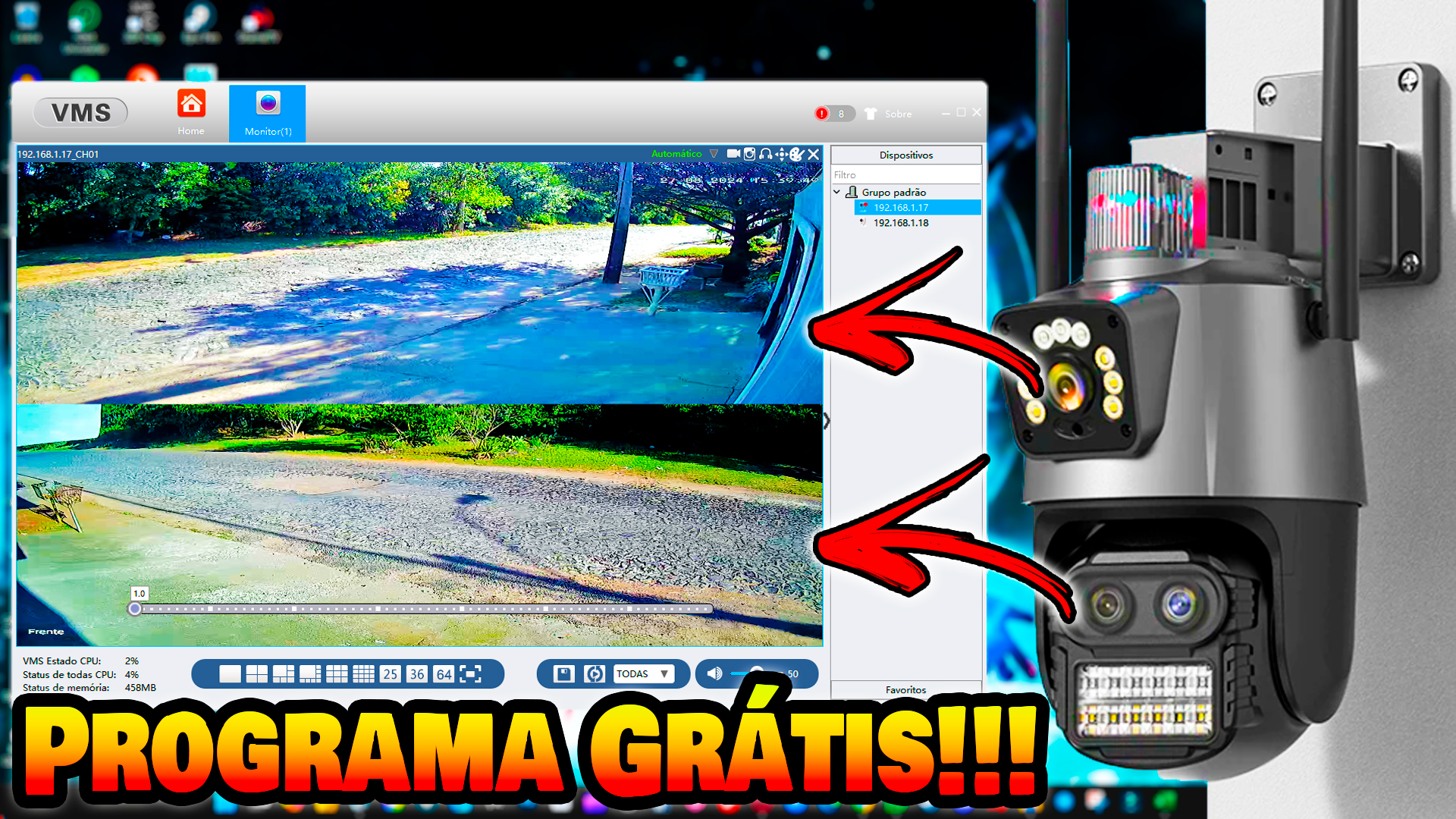 Como Monitorar Câmeras Wi-Fi no PC Usando VMS