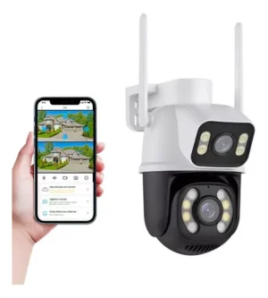 Câmera De Segurança Wi-fi Smart Camera A28b Dupla 6mp Icsee