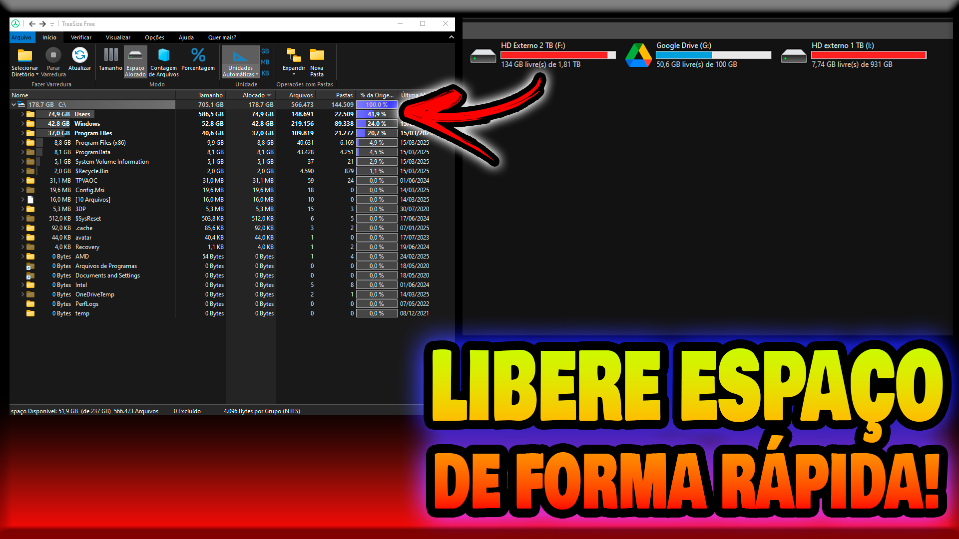 Como Achar e Apagar Arquivos que Estão Lotando Seu HD!