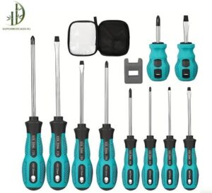 Conjunto de 10 chaves de fenda e philips magnéticas Shopee